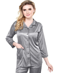 PLAIN SILK - GREY