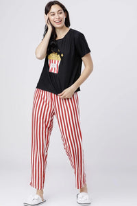 POPCORN PRINTED NIGHT SUIT
