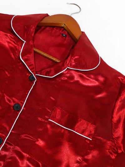 PLAIN SILK - RED