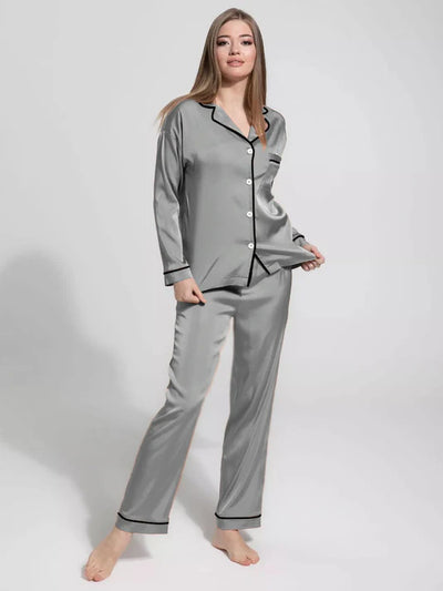PLAIN SILK - GREY