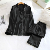 PLAIN SILK - BLACK